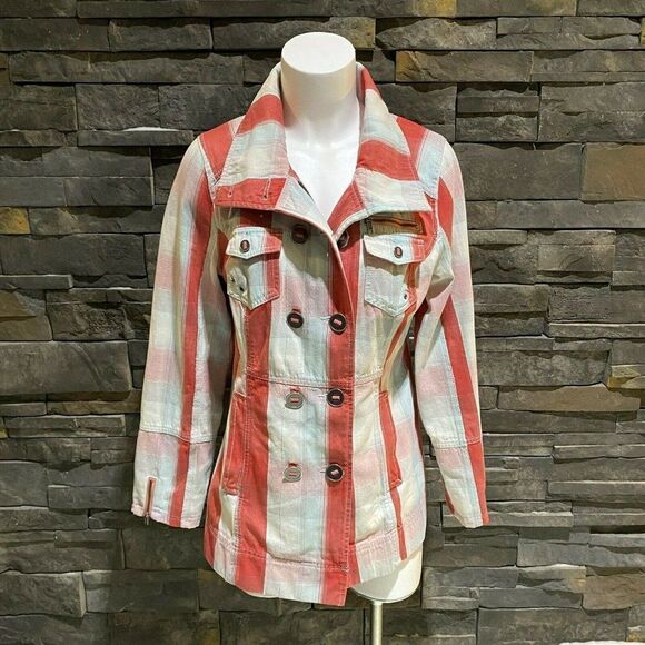 ‎Hurley Plaid Jacket Womens Size Small - Picture 1 of 4